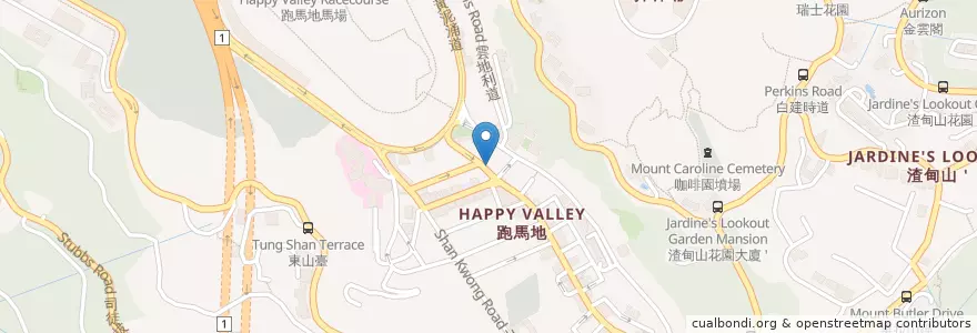Mapa de ubicacion de 萬寧 Mannings en Китай, Гуандун, Гонконг, Гонконг, Новые Территории, 灣仔區 Wan Chai District.