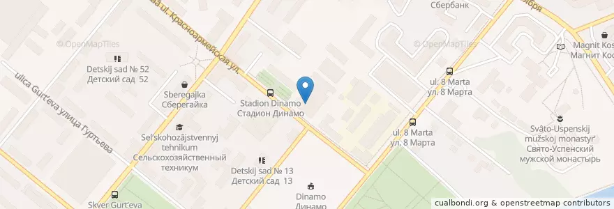 Mapa de ubicacion de Орловский областной суд en Rusland, Centraal Federaal District, Oblast Orjol, Орловский Район, Городской Округ Орёл.