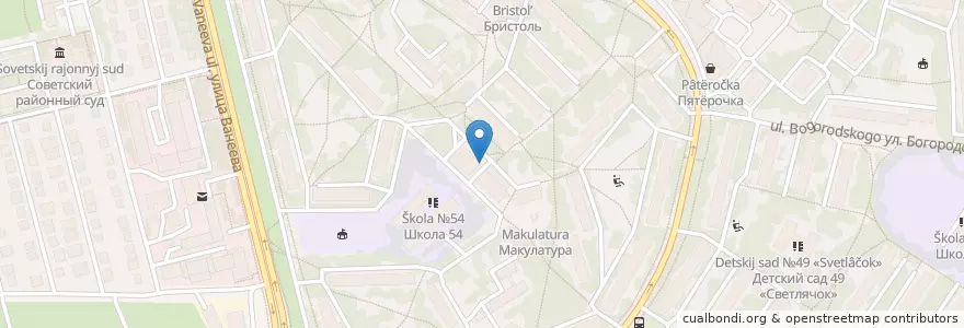 Mapa de ubicacion de У дома en Rusya Federasyonu, Приволжский Федеральный Округ, Nijniy Novgorod Oblastı, Городской Округ Нижний Новгород.