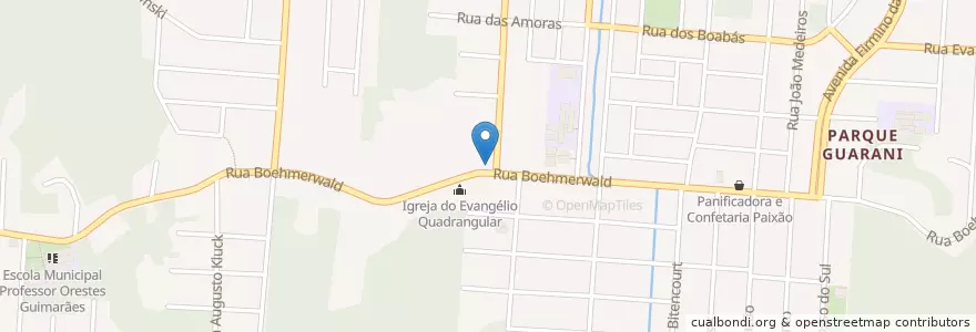 Mapa de ubicacion de Igreja Pentecostal Deus é Amor en Brazil, South Region, Santa Catarina, Região Geográfica Intermediária De Joinville, Microrregião De Joinville, Joinville.