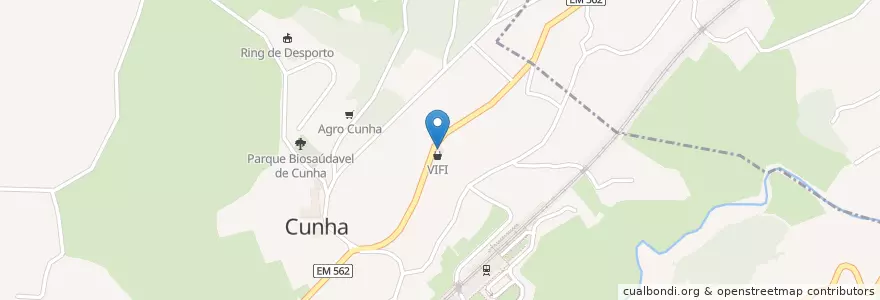 Mapa de ubicacion de VIFI en Portekiz, Norte, Cávado, Braga, Braga, Arentim E Cunha.