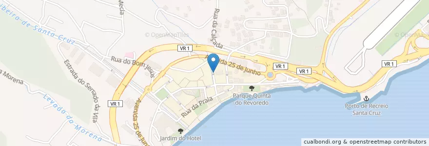 Mapa de ubicacion de PSP en Portugal, Santa Cruz, Santa Cruz.