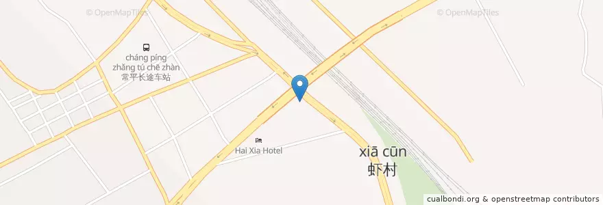 Mapa de ubicacion de McDonald's en 중국, 광둥성, 东莞市, 常平镇 (Changping).