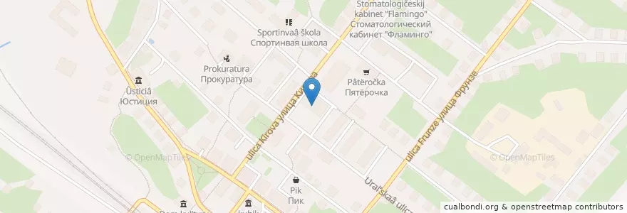 Mapa de ubicacion de Экран en Russia, Northwestern Federal District, Novgorod Oblast, Okulovsky District, Окуловское Городское Поселение.