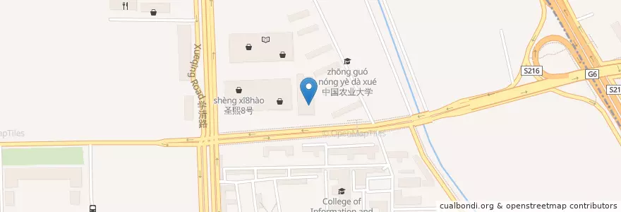 Mapa de ubicacion de 欢乐汇KTV en 중국, 베이징시, 허베이성, 海淀区.