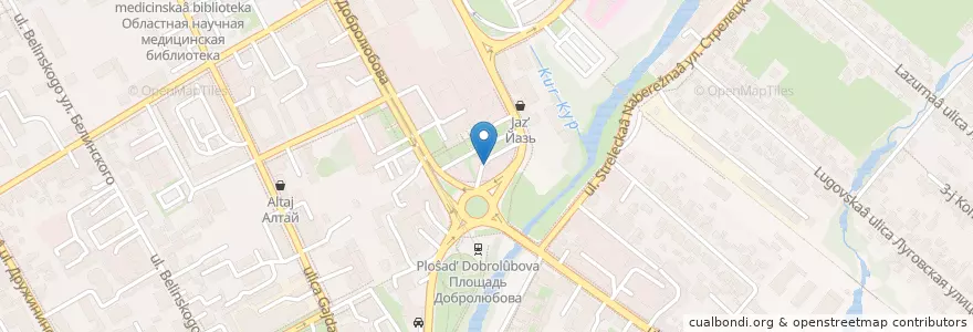 Mapa de ubicacion de Русьнефть en Rusland, Centraal Federaal District, Oblast Koersk, Курский Район, Городской Округ Курск.