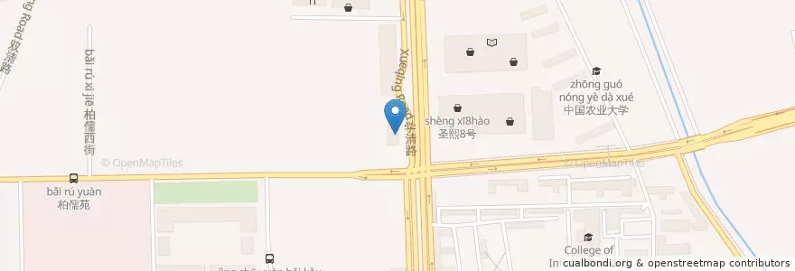 Mapa de ubicacion de 奕品风尚干锅辣鸭头 en China, Pequim, Hebei, 海淀区.
