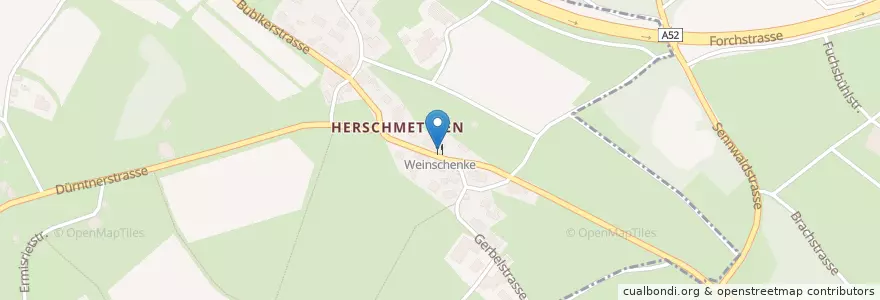 Mapa de ubicacion de Restaurant Weinschenke en 瑞士, 蘇黎世, Bezirk Hinwil, Gossau (Zh), Bubikon.