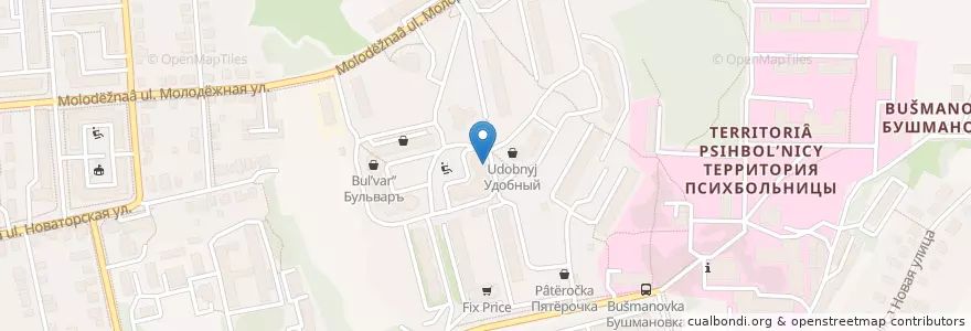 Mapa de ubicacion de Аптечный пункт en Russie, District Fédéral Central, Oblast De Kalouga, Городской Округ Калуга.
