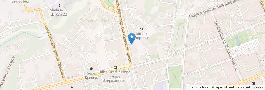 Mapa de ubicacion de Сберкред банк en Rusland, Centraal Federaal District, Владимирская Область, Городской Округ Владимир.
