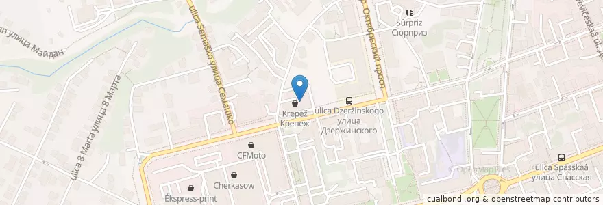 Mapa de ubicacion de АКБ РосЕвроБанк en Russie, District Fédéral Central, Oblast De Vladimir, Городской Округ Владимир.