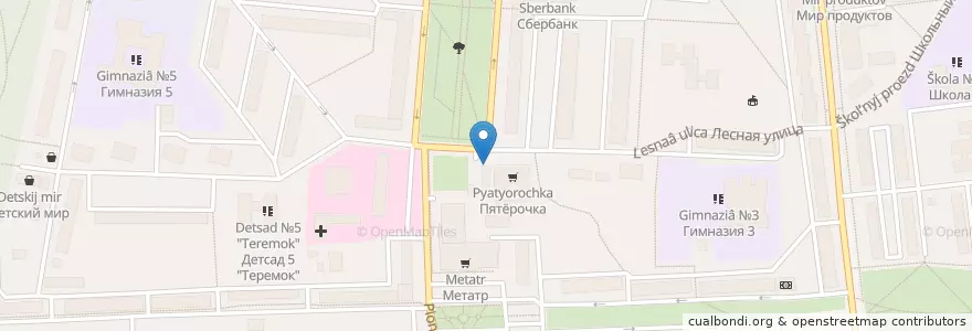 Mapa de ubicacion de Горздрав en روسیه, Центральный Федеральный Округ, استان مسکو, Городской Округ Королёв.