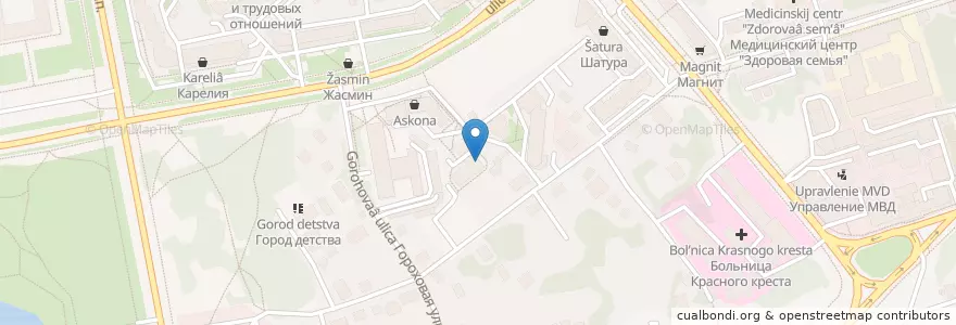 Mapa de ubicacion de Колибри en Rusland, Centraal Federaal District, Владимирская Область, Городской Округ Владимир.