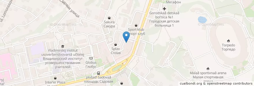 Mapa de ubicacion de Monicabellucci en ロシア, 中央連邦管区, Владимирская Область, Городской Округ Владимир.