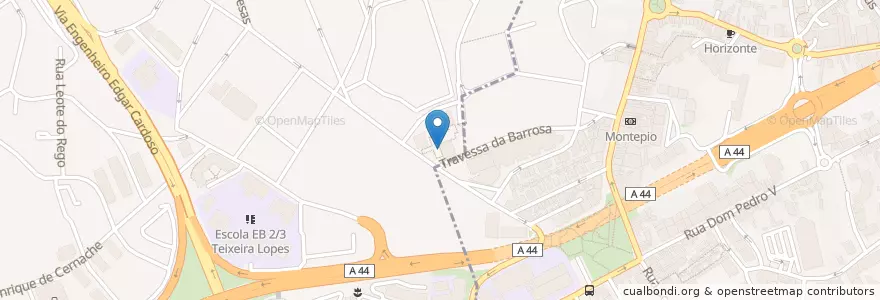 Mapa de ubicacion de Café Pirata en Portugal, North, Área Metropolitana Do Porto, Porto, Vila Nova De Gaia.
