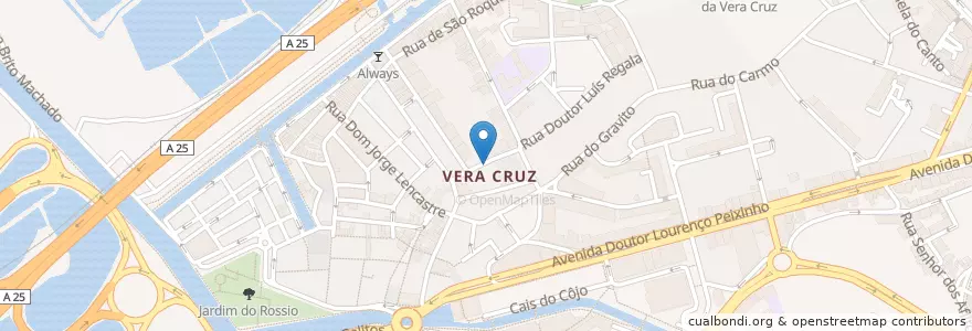 Mapa de ubicacion de Posto Médico en پرتغال, Aveiro, Centro, Baixo Vouga, Aveiro, Glória E Vera Cruz.
