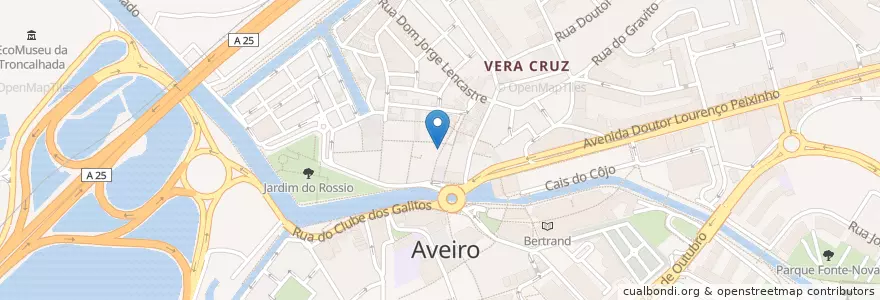 Mapa de ubicacion de Morpheus en پرتغال, Aveiro, Centro, Baixo Vouga, Aveiro, Glória E Vera Cruz.