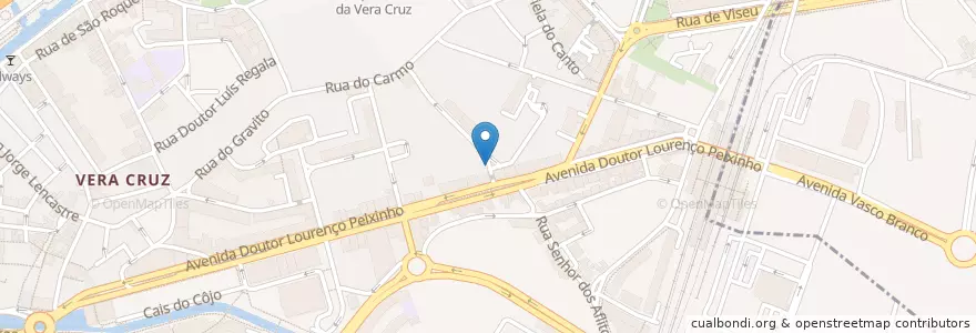 Mapa de ubicacion de Park Meter en Португалия, Aveiro, Центральный Регион, Baixo Vouga, Aveiro, Glória E Vera Cruz.