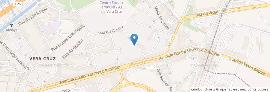 Mapa de ubicacion de Park Meter en Portugal, Aveiro, Centro, Baixo Vouga, Aveiro, Glória E Vera Cruz.