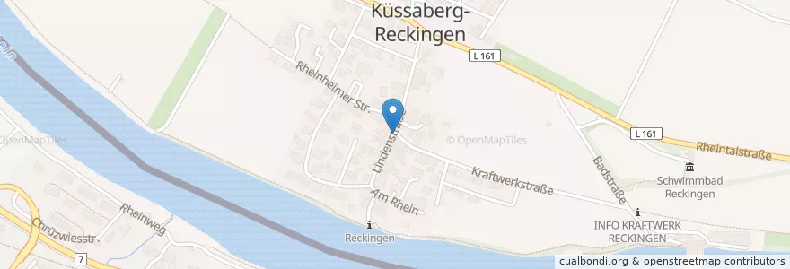 Mapa de ubicacion de Dorfbrunnen en 德国, 巴登-符腾堡, Regierungsbezirk Freiburg, Landkreis Waldshut, Verwaltungsverband Küssaberg, Küssaberg.