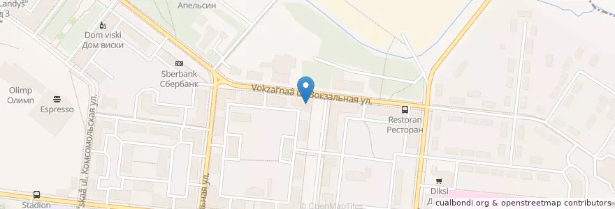 Mapa de ubicacion de Кафе-бар "Визави" en Rusia, Distrito Federal Central, Óblast De Moscú, Городской Округ Щёлково, Городской Округ Фрязино.