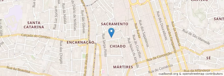 Mapa de ubicacion de Vitaminas Garrett en Portugal, Área Metropolitana De Lisboa, Lisboa, Grande Lisboa, Lisbon.