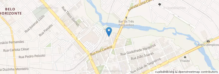 Mapa de ubicacion de Hot Pepper Club en ブラジル, 北東部地域, パライバ, Região Metropolitana De Patos, Região Geográfica Intermediária De Patos, Região Geográfica Imediata De Patos, Patos.