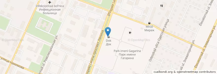 Mapa de ubicacion de Док en Rusland, Приволжский Федеральный Округ, Basjkirostan, Городской Округ Стерлитамак.
