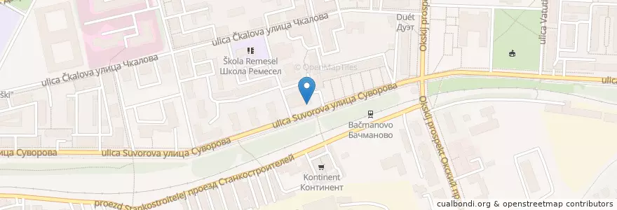Mapa de ubicacion de Галактика en Rusland, Centraal Federaal District, Oblast Moskou, Коломенский Городской Округ.