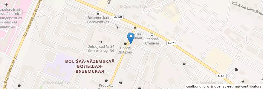 Mapa de ubicacion de Росбанк en Russie, District Fédéral Extrême-Oriental, Kraï De Khabarovsk, Городской Округ Хабаровск.