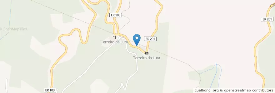 Mapa de ubicacion de Casa Regional Da Luta en 葡萄牙, Monte.