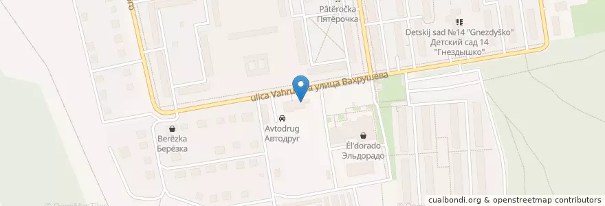 Mapa de ubicacion de Мирабель en روسيا, Центральный Федеральный Округ, محافظة موسكو, Городской Округ Кашира.