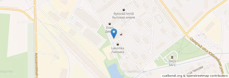 Mapa de ubicacion de Шоколад en روسيا, Центральный Федеральный Округ, محافظة موسكو, Городской Округ Балашиха.