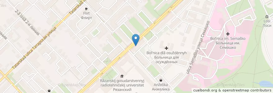 Mapa de ubicacion de Фарм стиль en Rusland, Centraal Federaal District, Рязанская Область, Городской Округ Рязань.
