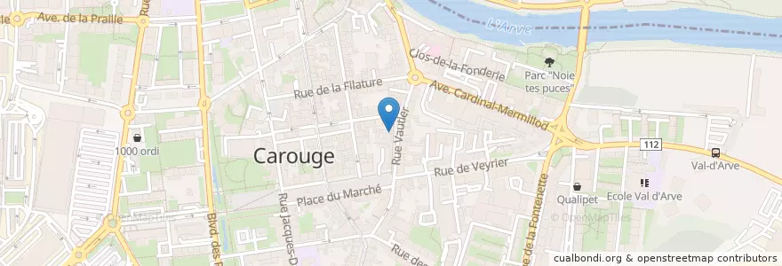Mapa de ubicacion de La Forge en Switzerland, Geneva, Geneva, Geneva, Carouge (Ge).