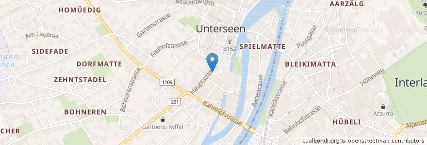 Mapa de ubicacion de Art Pizza en سوئیس, برن, Verwaltungsregion Oberland, Verwaltungskreis Interlaken-Oberhasli, Unterseen.