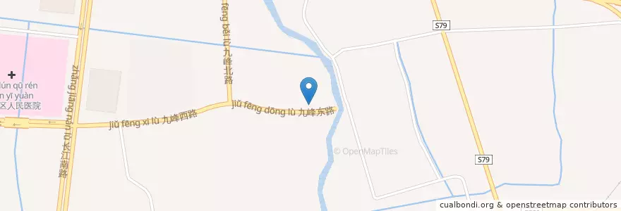 Mapa de ubicacion de 九峰幼儿园 en چین, چجیانگ, نانگبو, 北仑区.