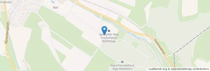 Mapa de ubicacion de Clubhaus Wolfstiege en Suíça, Basel-Landschaft, Bezirk Sissach, Gelterkinden.