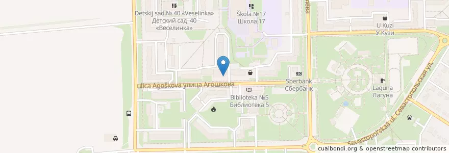 Mapa de ubicacion de Цезарь en Russie, District Fédéral Central, Oblast De Belgorod, Губкинский Городской Округ.