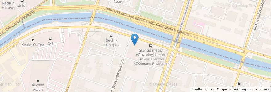 Mapa de ubicacion de Coffeeshop company en Russland, Föderationskreis Nordwest, Oblast Leningrad, Sankt Petersburg.