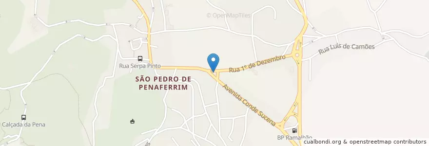 Mapa de ubicacion de Chafariz do Largo en پرتغال, Área Metropolitana De Lisboa, Lisboa, Grande Lisboa, Sintra, Sintra.