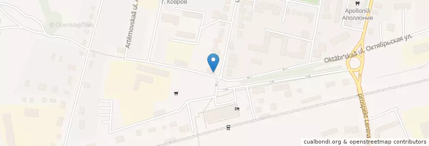 Mapa de ubicacion de То-То en Russie, District Fédéral Central, Oblast De Vladimir, Ковровский Район, Городской Округ Ковров.