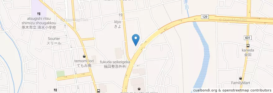 Mapa de ubicacion de ムッシュ en Japan, 神奈川県, 厚木市.