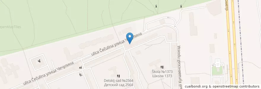 Mapa de ubicacion de Гранат en Rússia, Distrito Federal Central, Москва, Восточный Административный Округ, Район Ивановское.