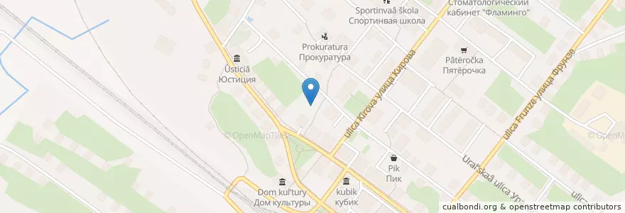 Mapa de ubicacion de Биржа труда en Russia, Northwestern Federal District, Novgorod Oblast, Okulovsky District, Окуловское Городское Поселение.