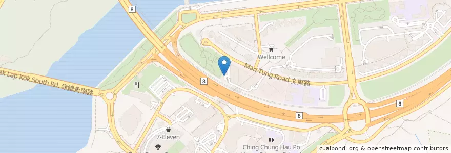 Mapa de ubicacion de Novotel Citygate Fountain en China, Hongkong, Guangdong, New Territories, 離島區 Islands District.