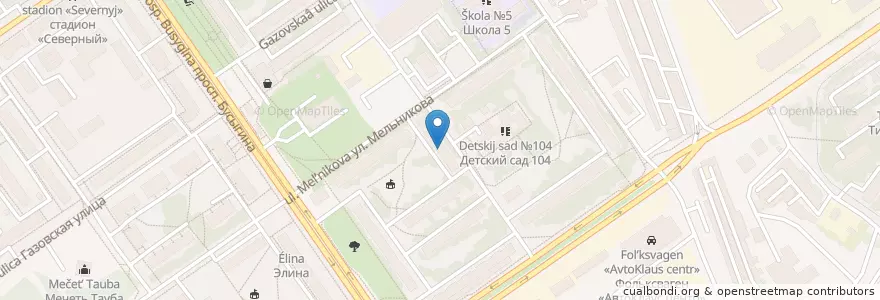 Mapa de ubicacion de Участковый пункт полиции №3 en Rusia, Приволжский Федеральный Округ, Óblast De Nizhni Nóvgorod, Городской Округ Нижний Новгород.