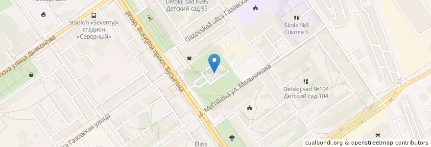 Mapa de ubicacion de Flint House en Rusia, Приволжский Федеральный Округ, Óblast De Nizhni Nóvgorod, Городской Округ Нижний Новгород.