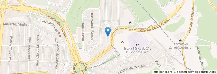 Mapa de ubicacion de Novo Banco en پرتغال, Área Metropolitana De Lisboa, Lisboa, Grande Lisboa, لیسبون, Areeiro.
