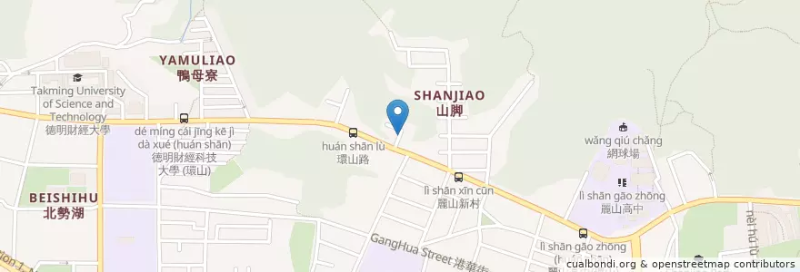 Mapa de ubicacion de 地下停車場 en 台湾, 新北市, 台北市, 内湖区.